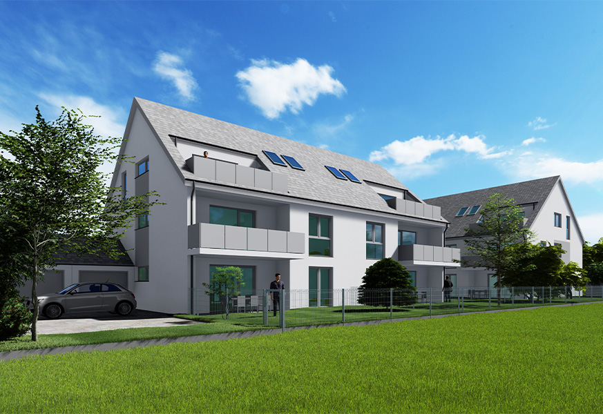 Bauunternehmen bendl - Neubau Wohnanlage Goethe04 in Ichenhausen